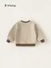 Bangxuan Colección Otoño 2026 Sudadera Infantil Pulóver Lindo para Niños Cuello Redondo Top para Niñas Ropa Infantil Huzhou Zhili