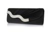 Bolso Clutch Diamante Plisado de Moda Trendy Clásico Europeo y Americano Bolso de Mujer Bolso de Noche Bolso para Vestido de Noche
