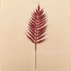 Hojas de Navidad, hojas con purpurina dorada, hojas persas, accesorios de flor de Navidad, hojas de olivo, flores de plástico, flores de Navidad, esquejes de Navidad