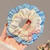 Scrunchie Grande Estilo Relaxado para Mulheres, Elástico de Cabelo Oversized Estilo Coreano, Acessório para Coque, Ornamento de Cabelo, Elástico Grande de Scrunchie