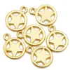 Accesorios para joyería DIY Colgante de aleación de estrella colgante pequeño de aleación retro Caliente europeo y americano L338