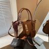 Bolsos Pequeños de Alta Gama Transfronterizos para Mujer, Versátiles Nuevos Modelos Verano 2026, Bolsos Cruzados de Moda, Bolsos de Cubo de Mano