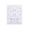 Pegatinas para Uñas con Borde de Encaje de Mezclilla y Moño Estampado Nuevo Estilo 2026 Rosa Azul Tridimensional Estilo Francés Pegatinas para Uñas Portátiles