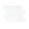 En stock nuevo autoadhesivo 3D tridimensional rectangular tira pegatinas de pared interior a prueba de humedad antiincrustante antimoho fácil de instalar renovado autoadhesivo