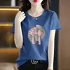 Liquidación Descuento de Marca Estilo Chino Nuevo Estilo Nacional Nuevo para Mujer Tallas Grandes Ropa Interior Cubre Vientre Holgada Camiseta Reductora de Edad