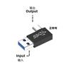 Adaptador USB-TypeC 3.2 Gen2, convertidor U macho a hembra, transmisión de alta velocidad de 10 Gbps, codo en L de 90 grados.