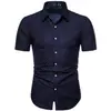 Série de Natal Europeia e Americana Transfronteiriça Camisas Masculinas Impressas em 3D Camisas Casuais Tendência para Homens ao Ar Livre de Manga Curta