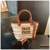 Bolso Tejido 2026 Nuevo Modelo Bolso Cesta para Mujer Gran Capacidad Bolso Tejido para Viajar Bolso de Mano Versátil Regalo