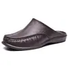 Chinelos Leves da Moda Tamanho Grande Masculinos Explosivos Transfronteiriços Sapatos de Couro Chinelos Masculinos Versáteis para Casa Casuais
