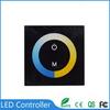 Controlador led de doble canal lámpara de temperatura de color dual con atenuador panel táctil control remoto fuente fábrica ventas directas