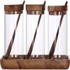 Venta directa de fábrica, tapa de taza de madera, tapa de botella de bambú, tarro de almacenamiento, tapa de madera, tapa de tarro sellada, botella sellada, tapa de madera maciza