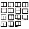 Vehículos Eléctricos de Tres y Cuatro Ruedas Semi-Cerrados y Totalmente Cerrados con Parabrisas Delantero y Trasero, Vidrio Templado, Puertas y Ventanas Laterales Triangulares, de Forma Especial