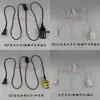 Soquete de lâmpada LED porta de lâmpada com interruptor de fio plugue acessórios de fio para pendurar DIY lustre pequeno simples soquete de lâmpada de rosca E27E14