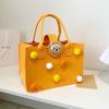 Bolsa de Feltro de Desenho Animado, Bolsa Fofa para Mamãe, Fabricante Pronta para Atacado Bolsa Caixa de Presente para Compras de Feriado, Bolsa de Mão para Lembrancinha