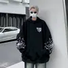 Moletom com capuz de peso pesado estilo americano para homens, novo modelo outono e inverno 2026, design de marca moderno, jaqueta de estilo solta e casual