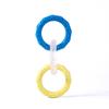 Brinquedos para animais de estimação transfronteiriços anel de puxar de três cores brinquedos para cães não apodrecem ao morder molares auto-entretenimento para aliviar o tédio suprimentos para animais de estimação atacado