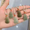 Pingente Buda de Jade Hetian Natural de Xinjiang Colar Ruyi Cadeado da Paz Marca Wuxi Pixiu Jade Fivela da Paz Antiga