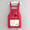 Nuevo Delantal Compuesto Impermeable Sencillo para Cocina Casera Cocinar Ropa de Trabajo Anti-Manchas Especial para Catering Transpirable Mujer