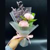Dia do Professor Pequeno Presente Flor de Sabão Cravo Haste Única Dia das Mães Pequeno Buquê Flores Artesanais Flores Secas