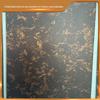 Aço inoxidável banhado a cobre antigo prato antigo bronze vermelho bronze roxo bronze bronze padrão de metal imitação ferrugem placa de aço inoxidável decorativa