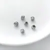 Contas Espaçadoras Atacado, Preserva Cor Ouro Claro 14K, Bolas de Fio Trançado Ouro 18K com Furo Passante, Acessórios para Joias de Pulseira de Pérola DIY