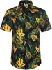 Nueva Camisa Casual Holgada Estilo Hawaiano con Estampado Floral Juvenil