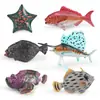 6Pcs Realistic Ocean Fish  Sea Creature Figures PVC Marine Animal Models Including Starfish Triggerfish Swordfish and More  Educational Toys and