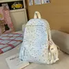 Mochila Simple Japonesa para Viajes y Commute Ins Ligera para Estudiante de Primaria Bolsa de Doble Hombro Descompresión Fresca Mochila Escolar para Estudiante de Secundaria Femenina