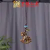 Sándalo Tallado Zodiaco Caballo Cadena para Teléfono Colgante Yiming Xianyuan Llave Madera Maciza Tallada Caballo Llavero Colgante para Coche