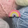 Estrellas de resina con purpurina, colgante arcoíris, pendientes caseros para hacer tú mismo, accesorios para pendientes, llavero, materiales para colgantes