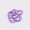 Diy17 * 23mm acrílico color sólido Cadena de combinación abierta material para pendientes de bolso llavero