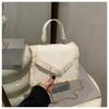 Bolsas Bolsa Transversal Feminina 2025 Nova Moda Bolsa de Mão Design Nicho Ombro Único Axilar Bolsa Quadrada Pequena Personalizada