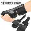 Férula de pulgar transpirable, férula de muñeca y pulgar, muñequera con soporte para pulgar, muñequera de compresión con velcro para vaina del tendón