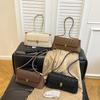 Bolso de Hombro Nuevo 2025, Estampado de Leopardo de Alta Gama, Bolso Versátil y Popular para Mujer, Diseño de Nicho, Bolso Versátil de Hombro/Axila