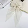 Amazon más vendido tela de gasa larga de lunares lazo para el pelo cinta hada un yuan Yiwu accesorios para el cabello tocado