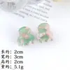 Mini Presilha de Cabelo de Acetato Estilo Coreano Etiqueta Dourada Presilha para Mechas de Menina Grampo Lateral Pequeno Grampo de Cabelo de Princesa