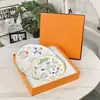 Série Oge Aijia Prato de Jantar Ocidental Prato Duplo Louça Doméstica Prato de Porcelana Óssea 8 polegadas 10 polegadas Pratos Caixa de Presente