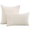 Funda de Almohada de Pana de Color Sólido Sin Relleno, Cojín de Rayas Sencillo para Sofá de Sala de Estar, Disponible en Múltiples Tamaños, Suministro Directo del Fabricante