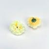 Flor de Clavel Simulada de 6 cm Cabeza de Flor Artificial Venta al por mayor Decoración de Boda Cabeza de Flor de Seda Flor para Pasador de Pelo DIY Semi-terminada Accesorios de Flor