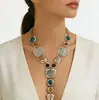 Colección de Collares de Moda Retro de Gran Venta para Mujer, Diseños Simples Multiestilo, Superventas Europeos Transfronterizos, Joyería de Qingdao