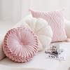 Estilo Ins Rosa Niña Linda Habitación Infantil Mesita de Noche Funda de Almohada Cojín Sala de Estar Sofá Cojín Futón Redondo