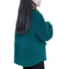 Chaqueta de Invierno de Lujo para Madres de Mediana Edad, Forro Polar tipo Visón Sintético, Abrigo de Piel Enterizo, Prenda Superior para Mujeres de Mediana Edad y Mayores