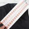 Uñas Portátiles Transfronterizas Exquisitas Puntas de Uñas Estilo Francés Minimalista Europeo y Americano Elegantes Versátiles Tiras de Uñas Terminadas Venta Directa de Fábrica