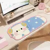 Alfombrilla de ratón de barro de diatomeas Hello Kitty, Dibujo animado lindo, Alfombrilla resistente a las manchas para teclado de computadora, Alfombrilla de escritorio creativa antideslizante con forma especial