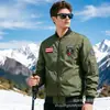 Jaqueta bomber masculina com gola baseball tamanho europeu, novo estilo primavera e outono 2026, jaqueta de alta rua estilo americano para homens
