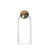 Frasco Sellado a Prueba de Humedad con Tapa Esférica de Corcho Vidrio de Borosilicato Alto Simple Múltiples Especificaciones Almacenamiento de Cocina Frasco para Granos