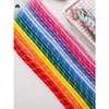 Corda Trançada Colorida Paracord Sete Núcleos Dopamina Material Artesanal Acessórios para Miçangas Acessórios para Bolsa de Celular Chaveiro Enrolamento