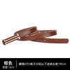 Cinto Fino Novo para Mulheres Couro Genuíno Cinto com Fivela Lisa para Mulheres Moda Versátil Decorativo Couro de Vaca Cinto para Mulheres com Saia