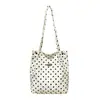 Bolso de hombro de lunares de gran capacidad, nuevo y moderno para 2026, para mujer, elegante y a la moda para ir al trabajo, en una hermosa paleta de colores Maillard
