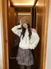 MZI STUDIO Otoño Estilo Coreano Suave y Versátil Adelgazante Color Sólido Un Hombro Manga Larga Suéter A80229